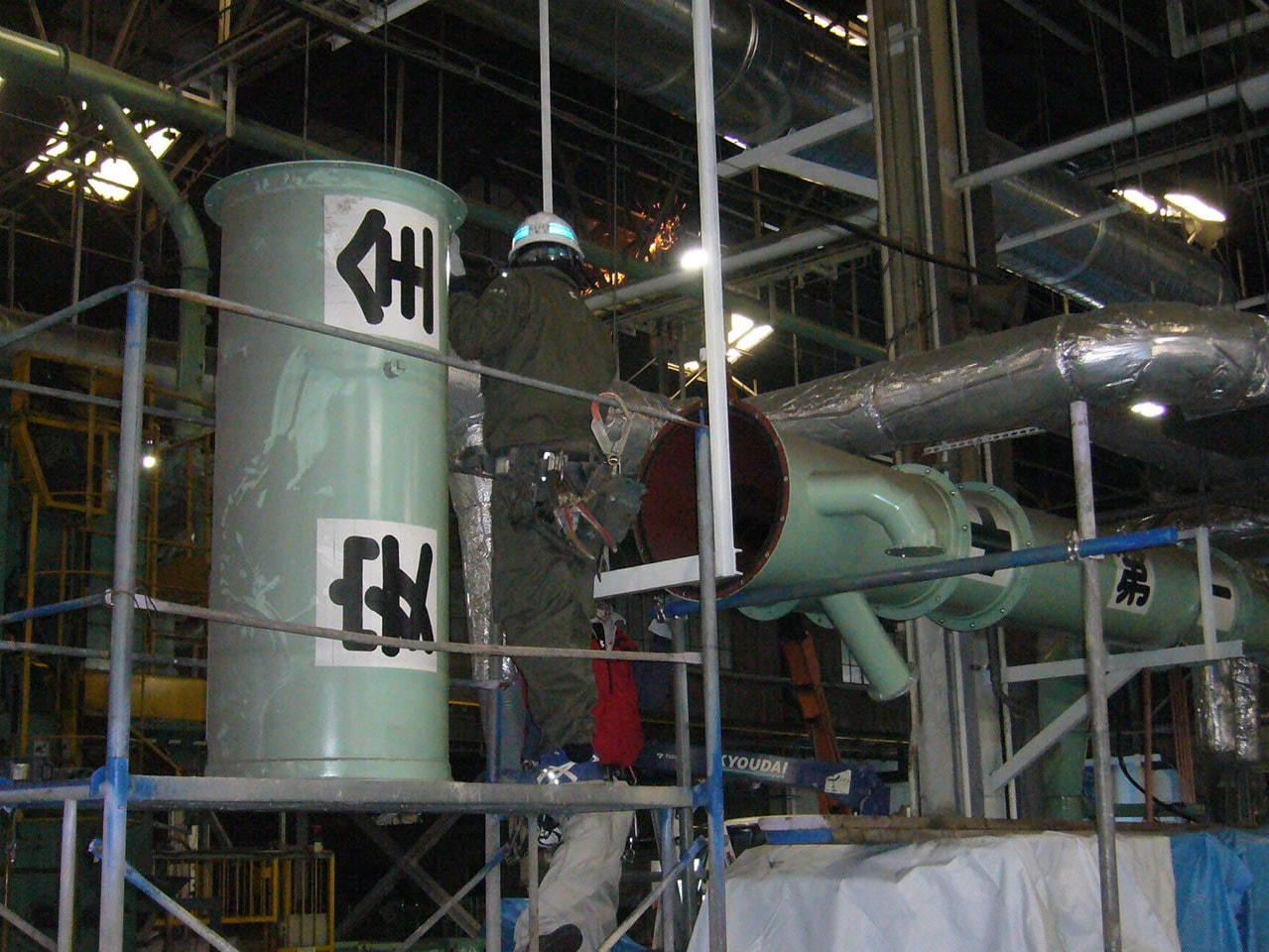 集塵ダクト切替