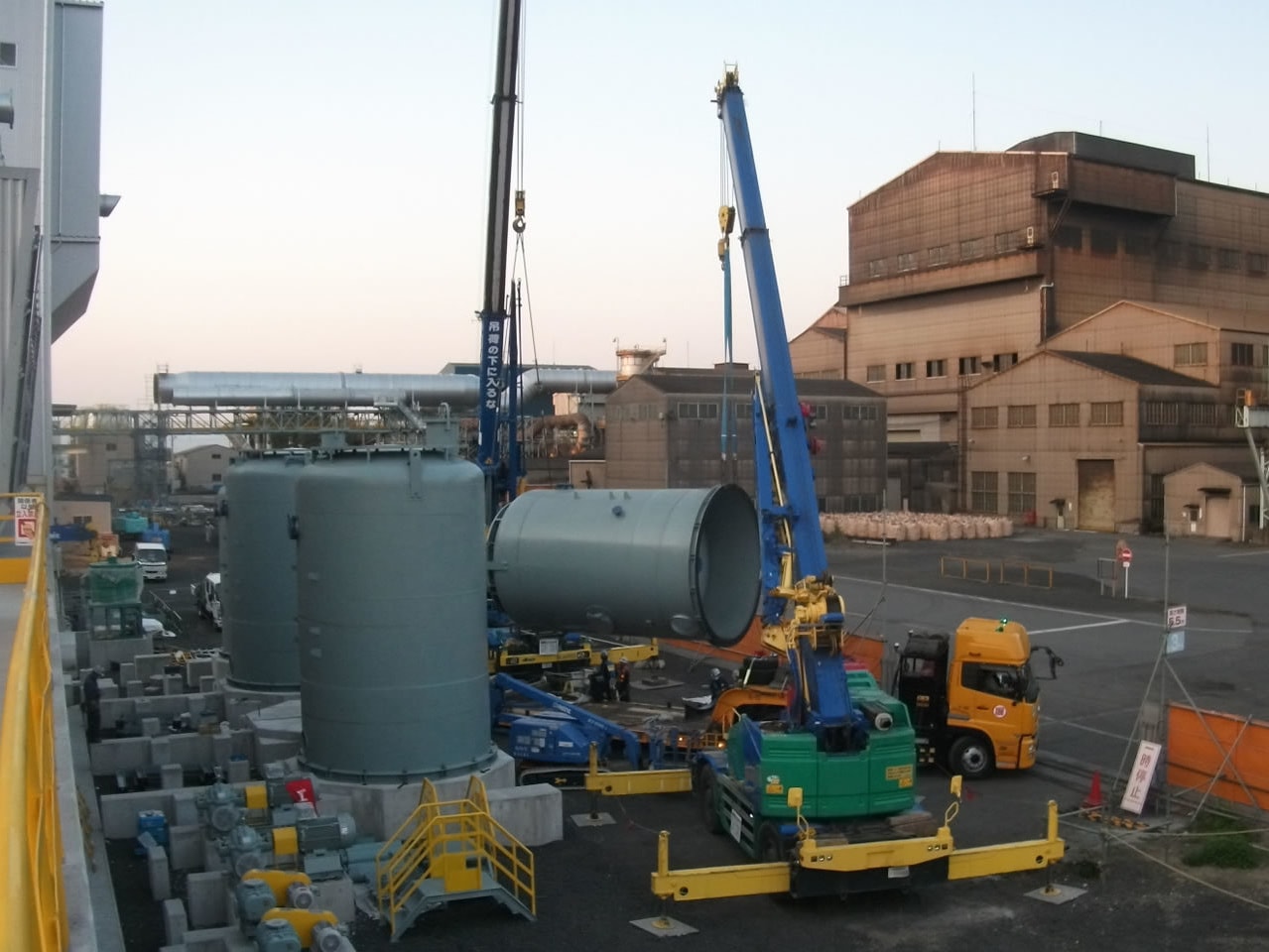 重量物機械据付