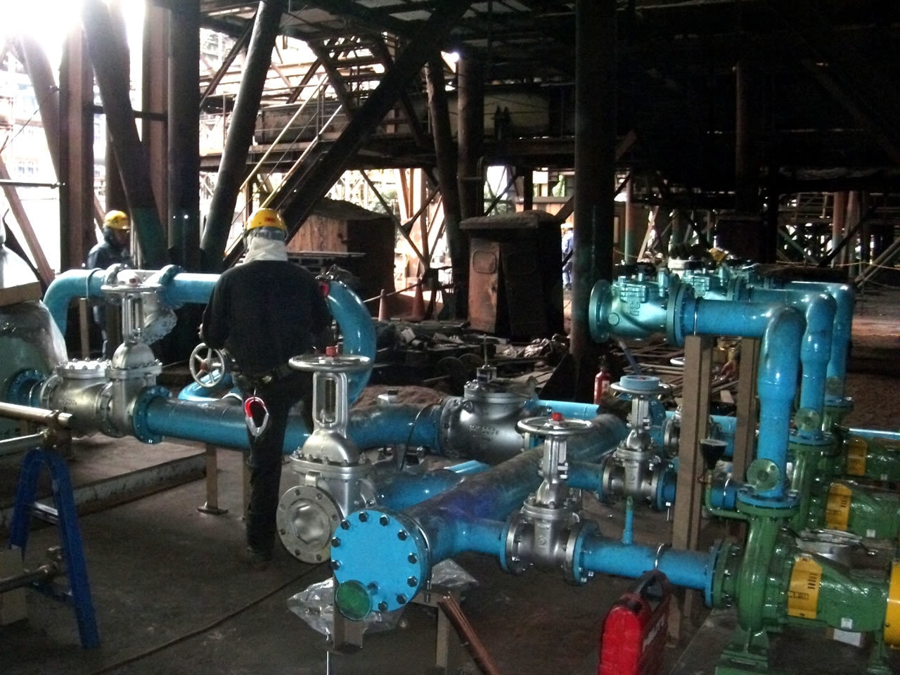 ポンプ廻り配管