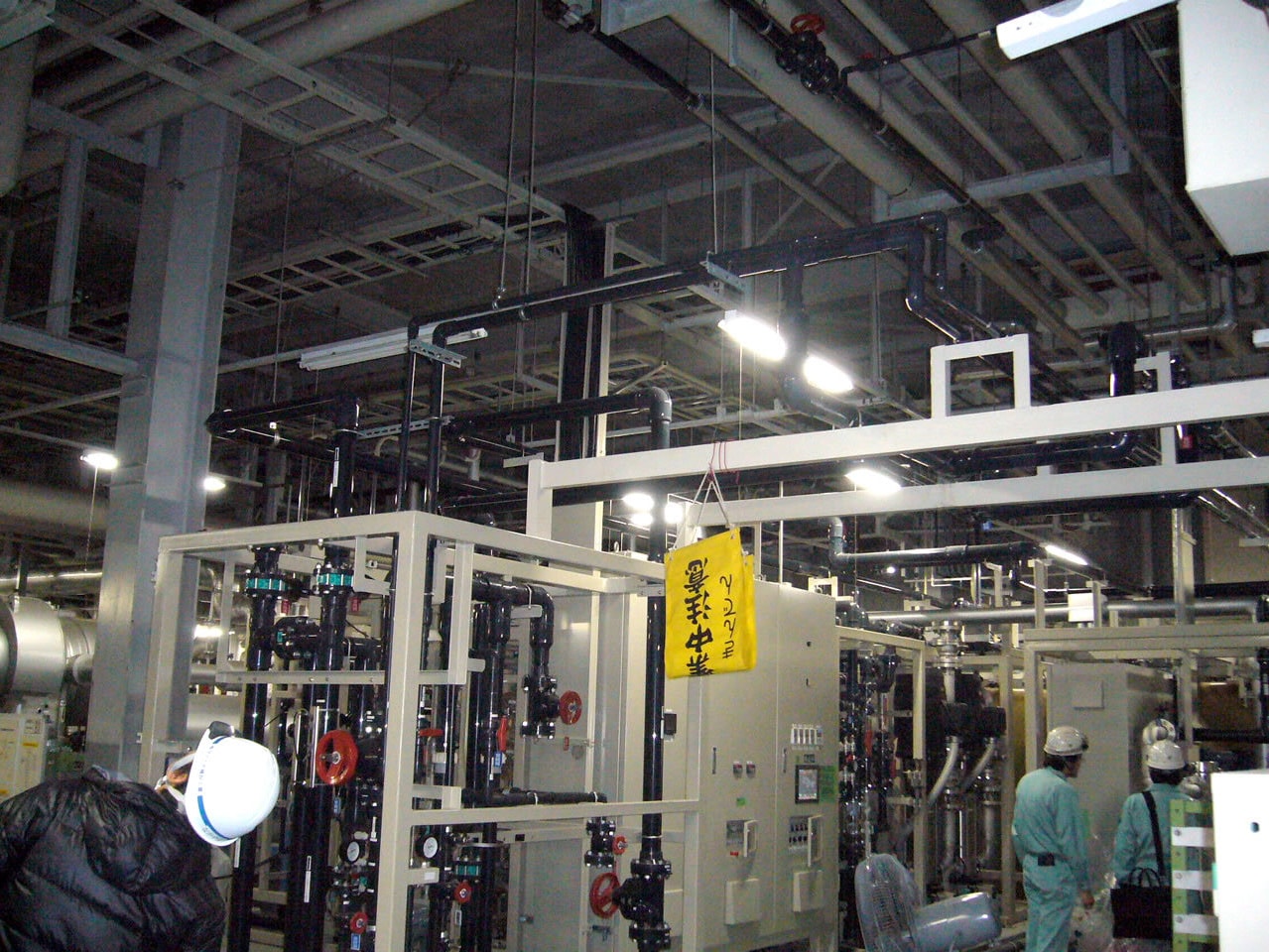 塩ビ配管　純水ユニット